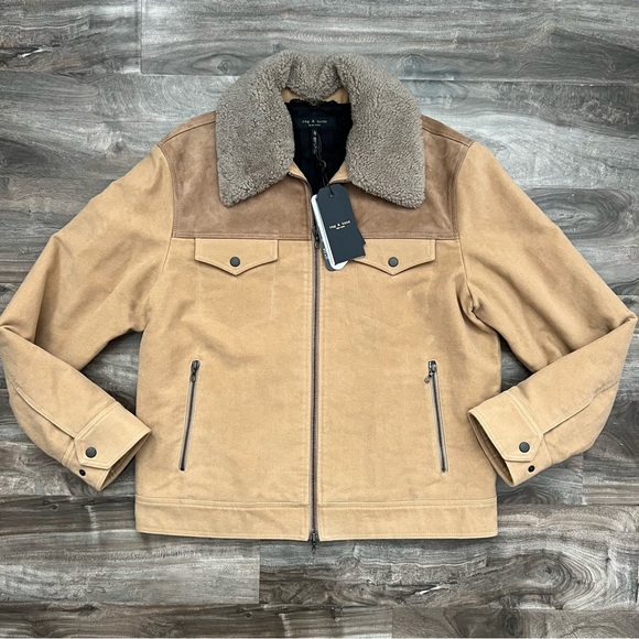 Rag & Bone Matthew Jacket With Removable Shearling Trim - Picture 2 of 10